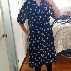 Vintage polka dot dress